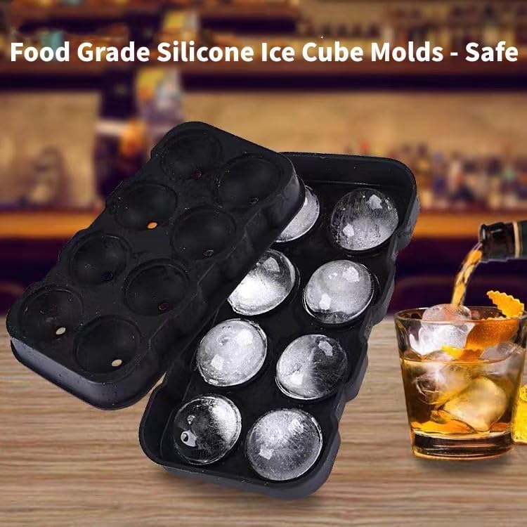 MOLDE PARA HIELOS DECORATIVOS EN FORMA DE ESFERA 🍹SILICONA DE GRADO ALIMENTICIO