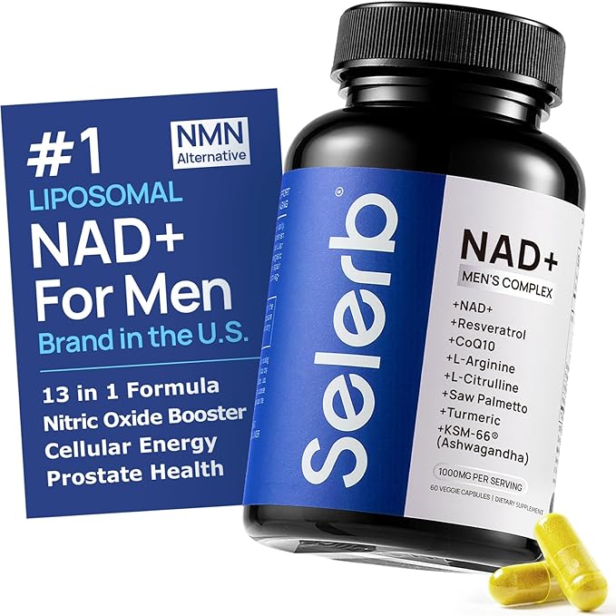 Nad+ Selerb Men´s Complex🔥Deseo, potencia, tamaño y energía masculina total