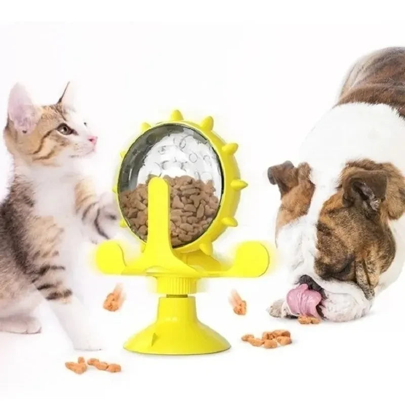 🙀Juguete Giratorio Dispensador Alimentos😋