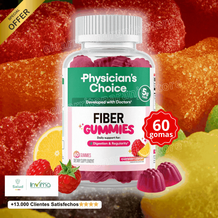 GOMAS DE FIBRA💚Digestión Saludable Todos Los Días😋