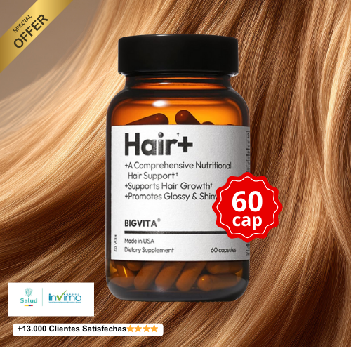HAIR+ BIGVITA ✨ Recupera un cabello más grueso, lleno y fuerte desde la raíz
