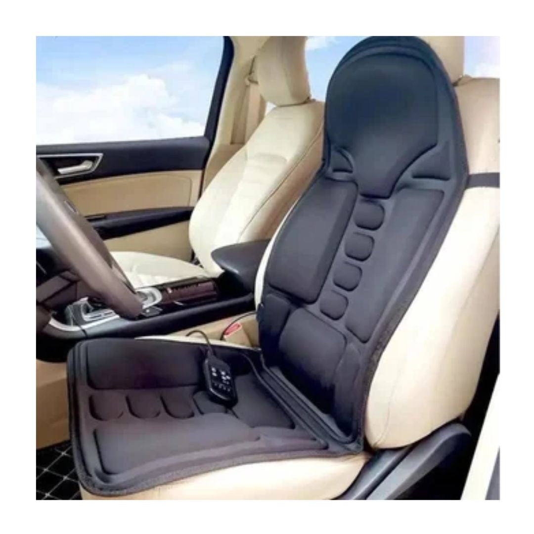 🚗💆‍♂️ TU OASIS EN EL TRÁFICO: Cojín de Masaje Terapéutico para Carro