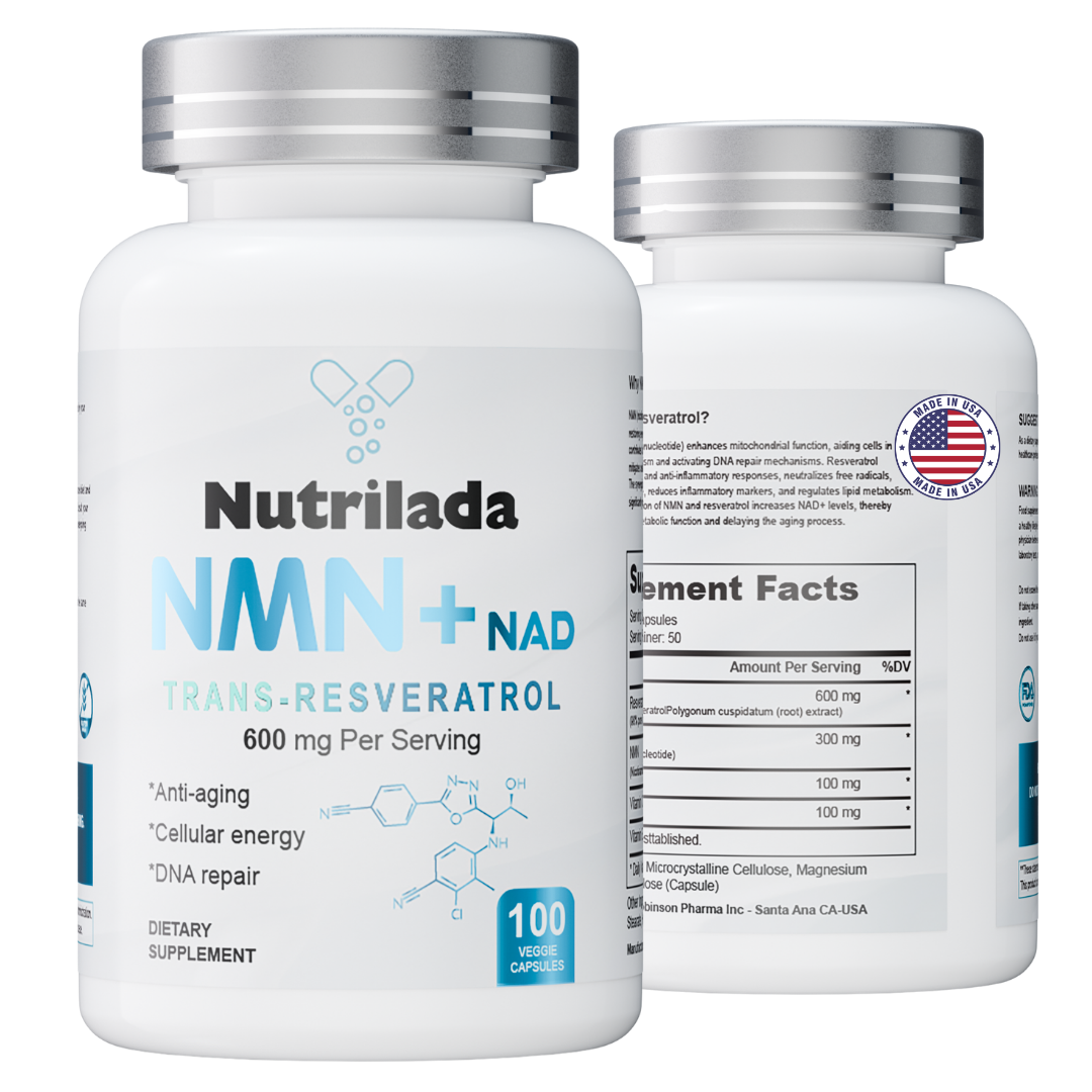 NMN NAD+ Trans-Resveratrol - 🧬 ENVEJECE CON ENERGÍA, NO CON DESGASTE