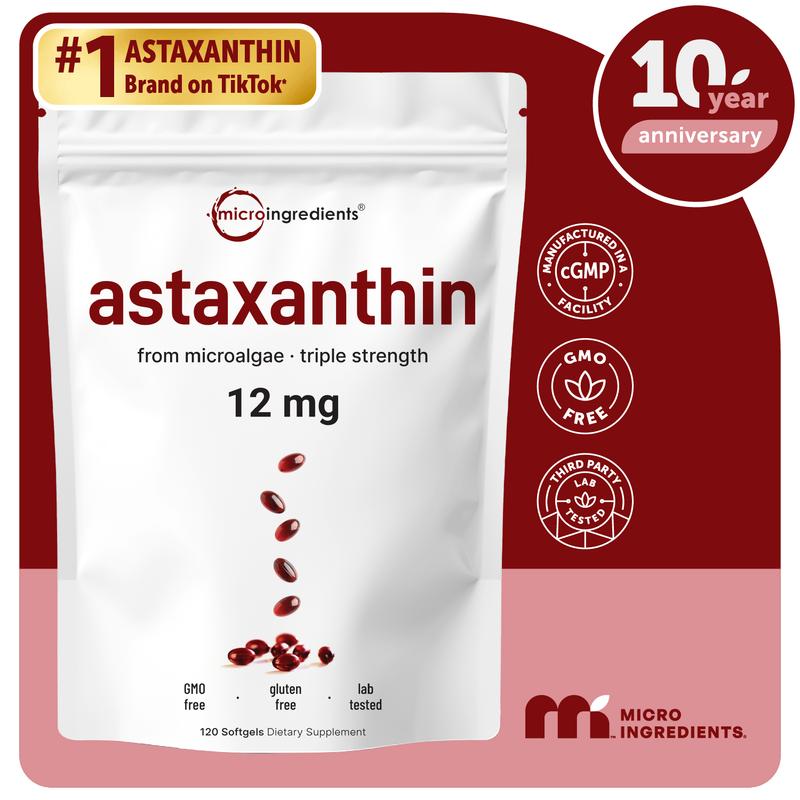 ASTAXANTINA - EL REY DE LOS ANTIOXIDANTES🔴 6,000 veces más potente que la Vitamina C 🍊
