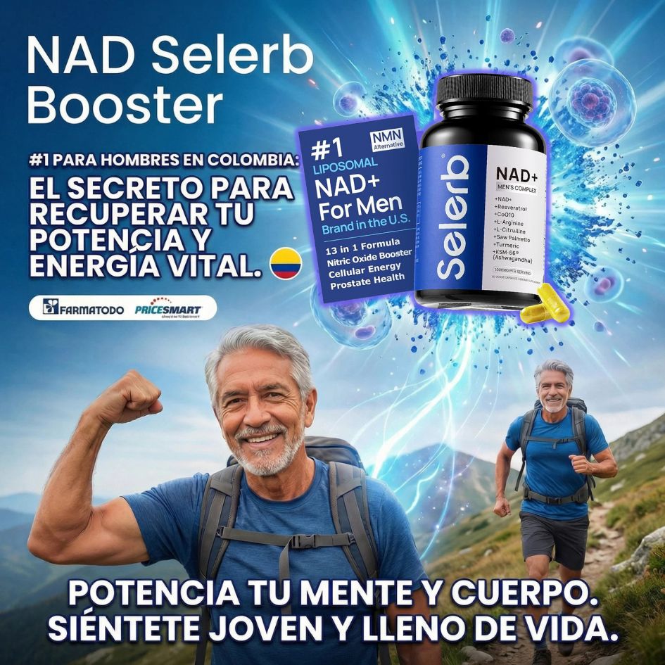 Nad+ Selerb Men´s Complex🔥Deseo, potencia, tamaño y energía masculina total