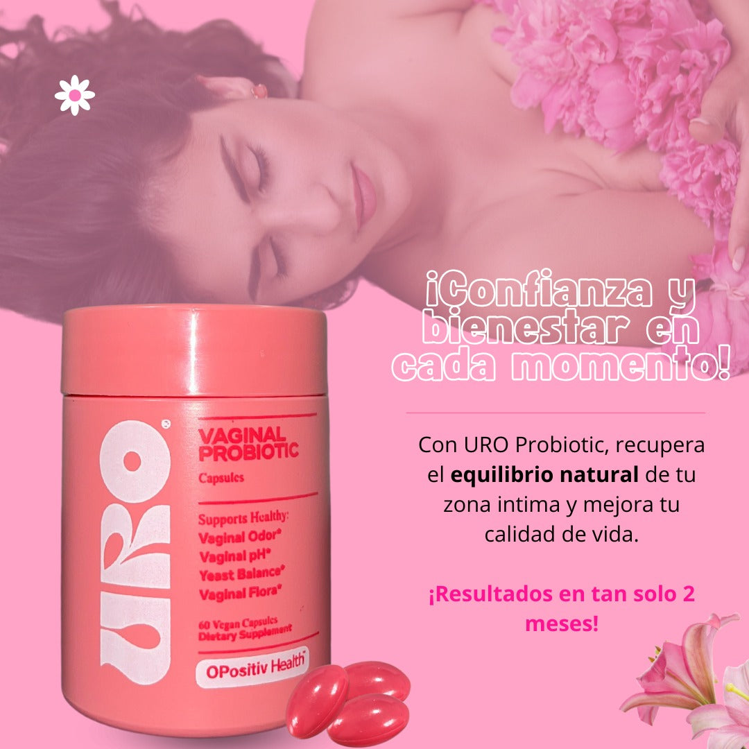 ¡Salud íntima y bienestar desde adentro! 🌸 – Probióticos URO de 60 cápsulas - TRATAMIENTO X30 DÍAS👇