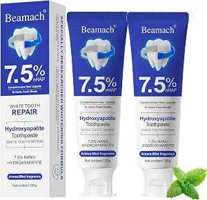 Beamach 🦷Pasta Dental HIDROXIAPATITA 7.5% 🪥¡PAGA 1 LLEVA 2!