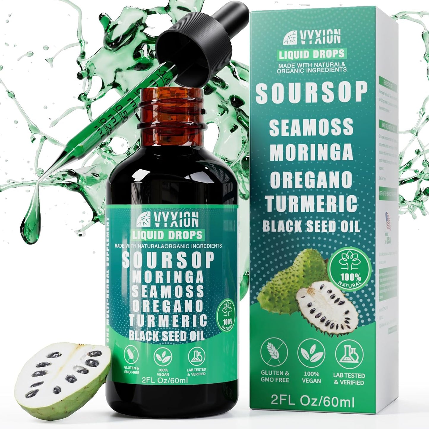 VYXION 10 en 1 - Energía, desintoxicación y bienestar total en cada gota 🌿💧60mL