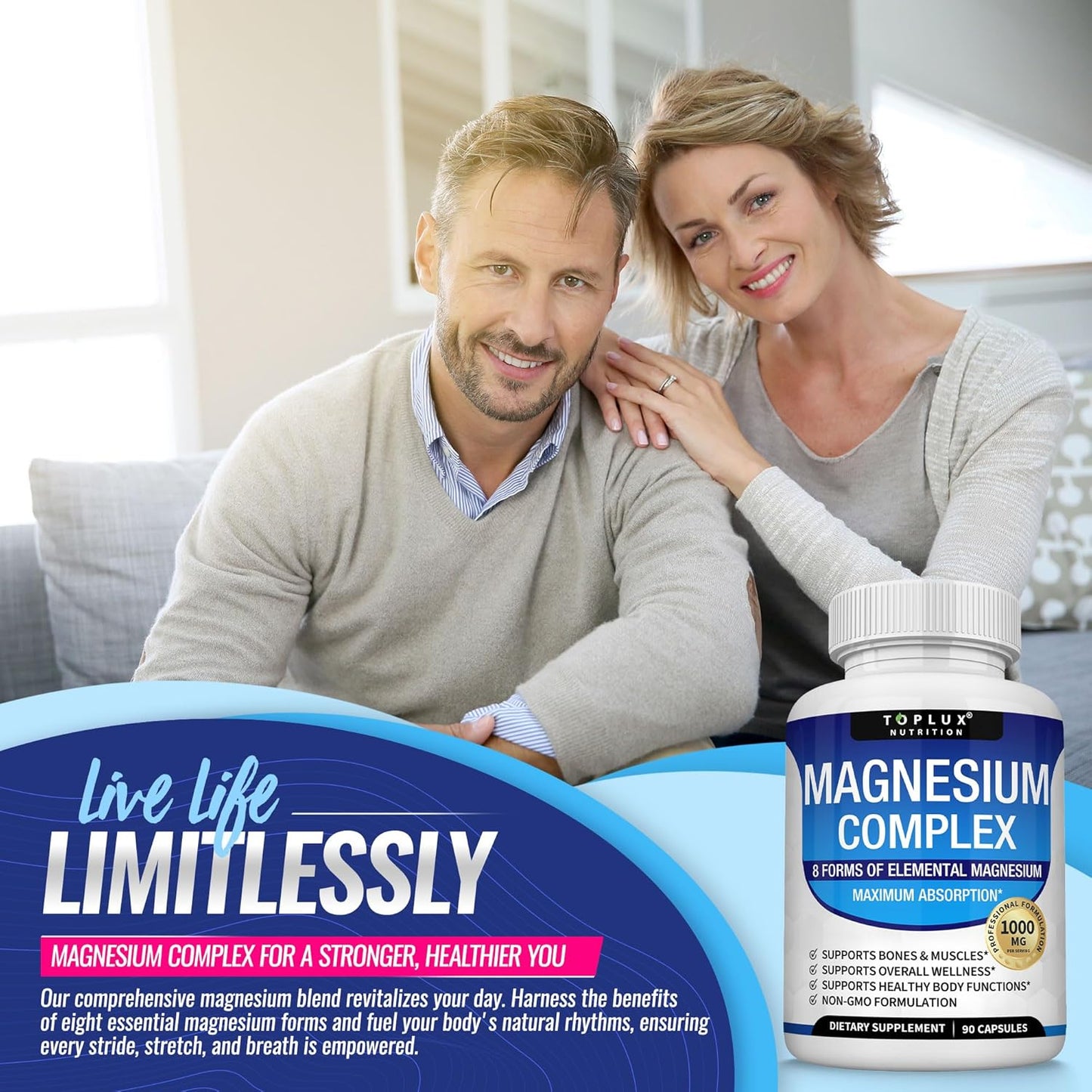 🌟 Magnesium Complex – Tu aliado contra el estrés y la fatiga diaria ¡50% OFF HOY!👇