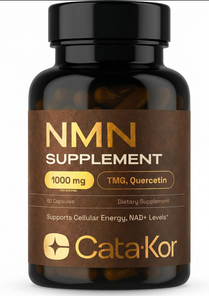 NMN Cata-Kor - NAD Resveratrol Suplemento con Quercetina