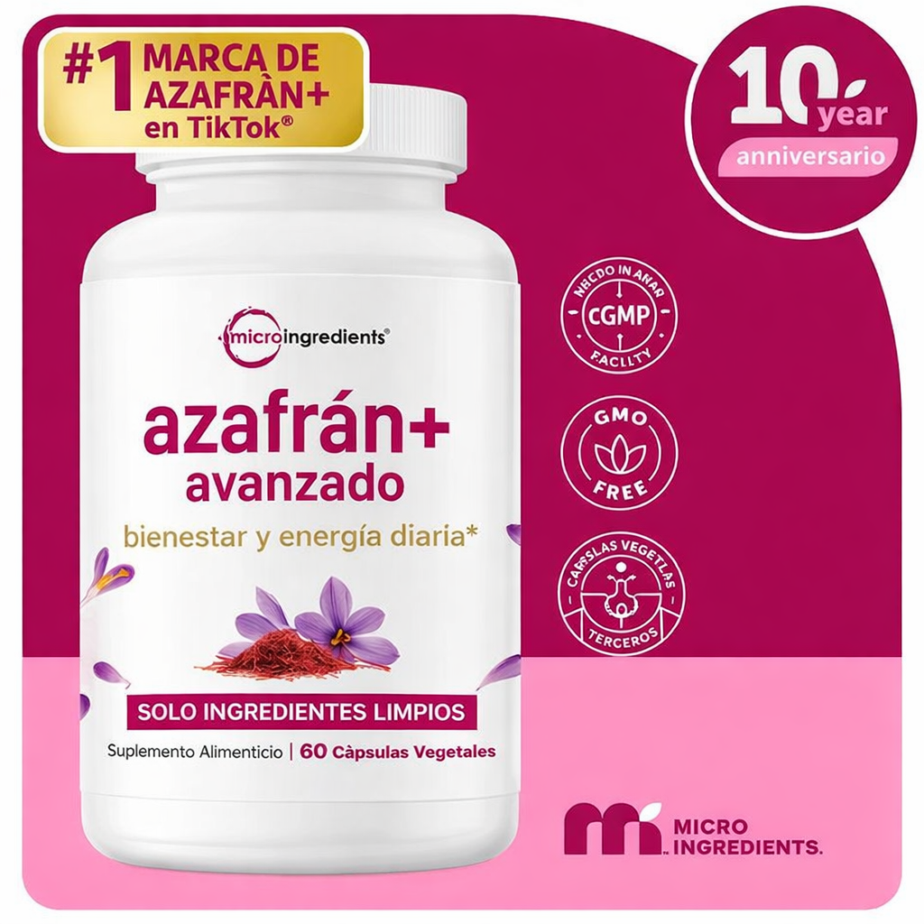 SAFFRON+ 💜 Equilibrio Emocional Natural Para Tu Día a Día😌