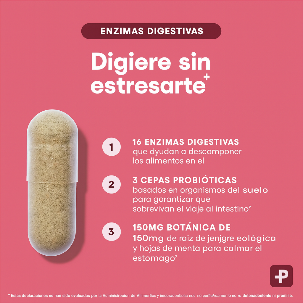 DIGESTIVE ENZIMES ⚡Desbloquea tu mejor digestión en cada comida 💚