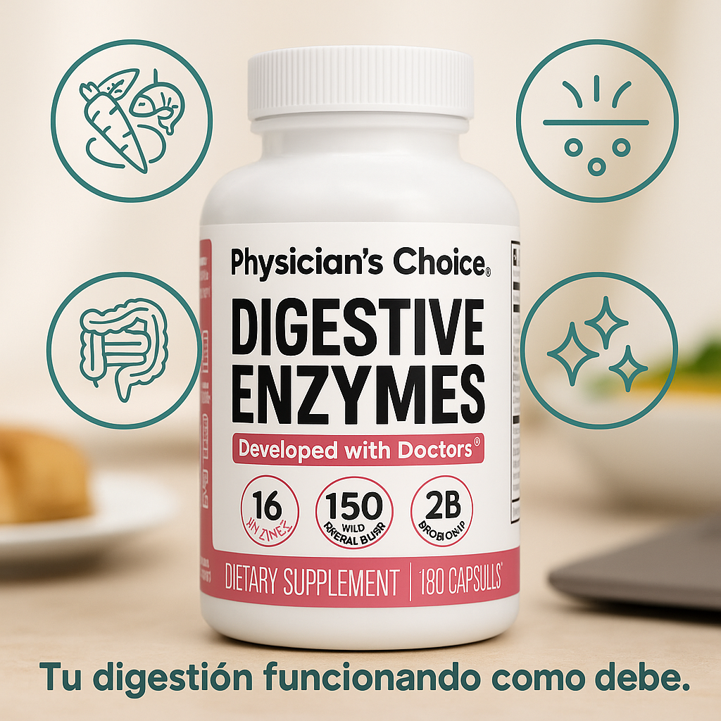 DIGESTIVE ENZIMES ⚡Desbloquea tu mejor digestión en cada comida 💚