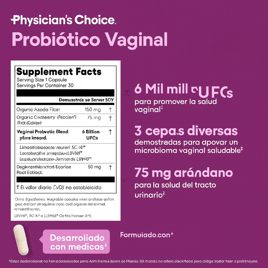 VAGINAL PROBIOTIC - 💗🌿 Recupera tu equilibrio íntimo de forma natural