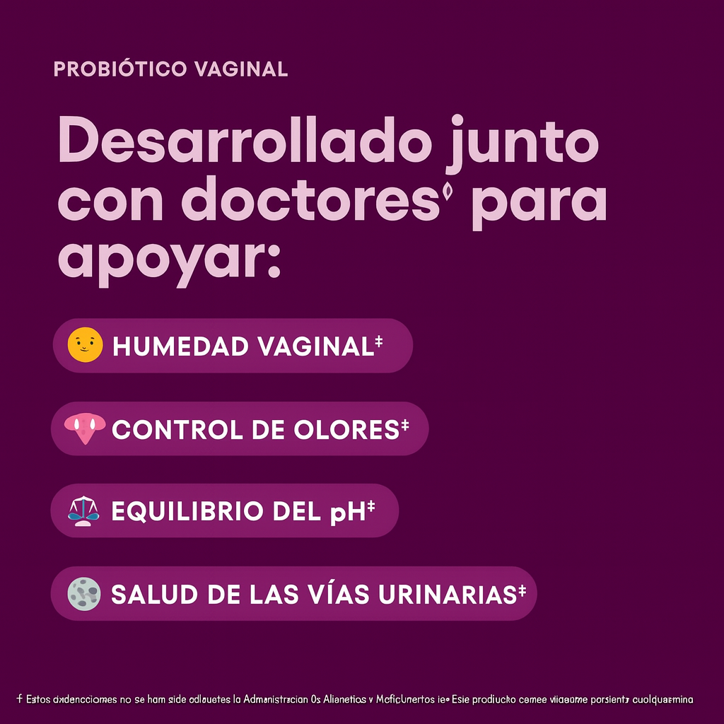 VAGINAL PROBIOTIC - 💗🌿 Recupera tu equilibrio íntimo de forma natural