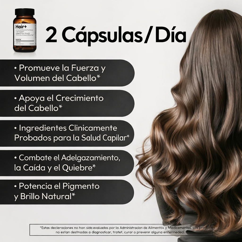 HAIR+ BIGVITA ✨ Recupera un cabello más grueso, lleno y fuerte desde la raíz
