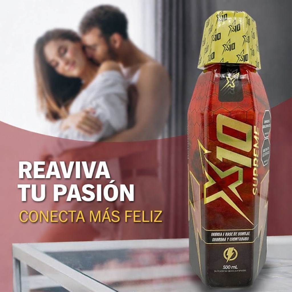 X10 SUPREME⚡Energía y potencia inmediata cuando más lo necesitas😎