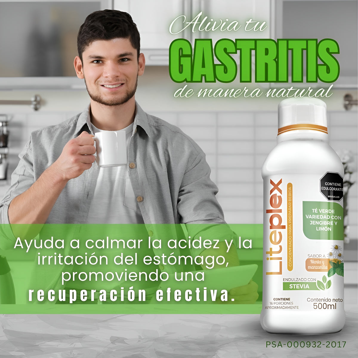 LITEPLEX 🌿 Tratamiento para la Gastritis, reflujo y acidez