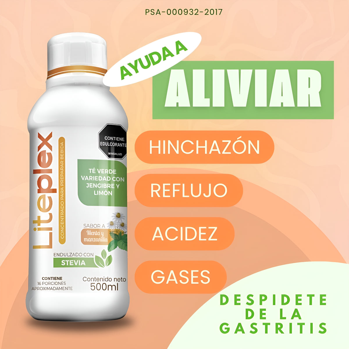 LITEPLEX 🌿 Tratamiento para la Gastritis, reflujo y acidez