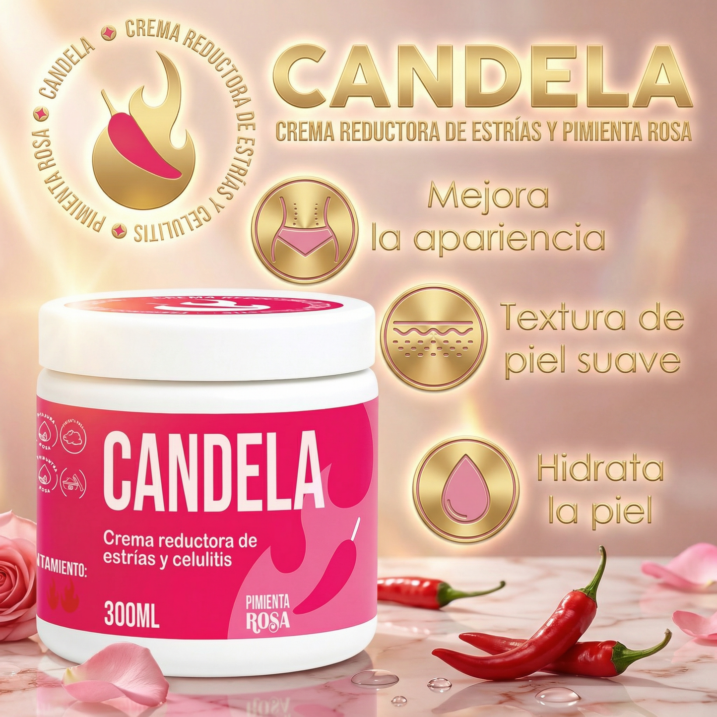 🔥 CANDELA: Piel más lisa y firme desde las primeras aplicaciones