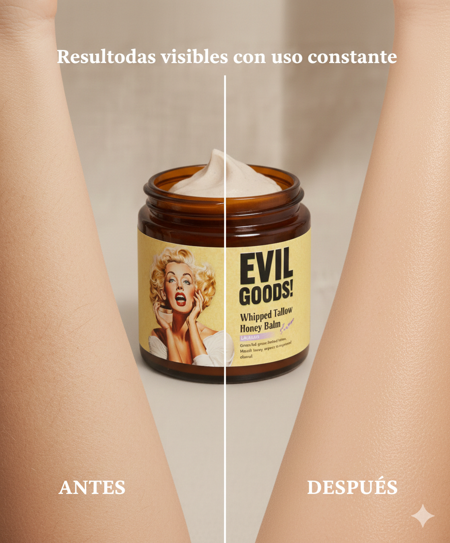 EVIL GOODS 🧴¡Hidratación profunda que repara la piel desde la primera aplicación!
