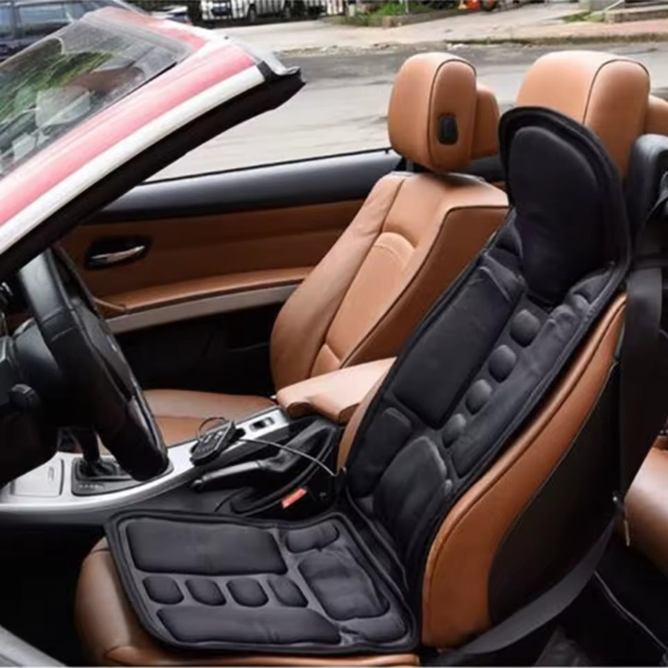 🚗💆‍♂️ TU OASIS EN EL TRÁFICO: Cojín de Masaje Terapéutico para Carro