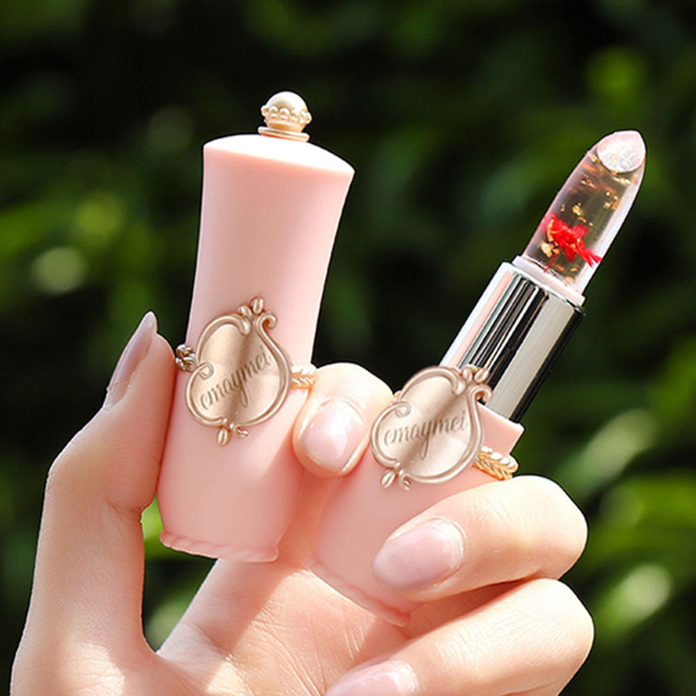 🌹 LABIAL MÁGICO HIDRATANTE CON FLOR ENCAPSULADA – SET X4