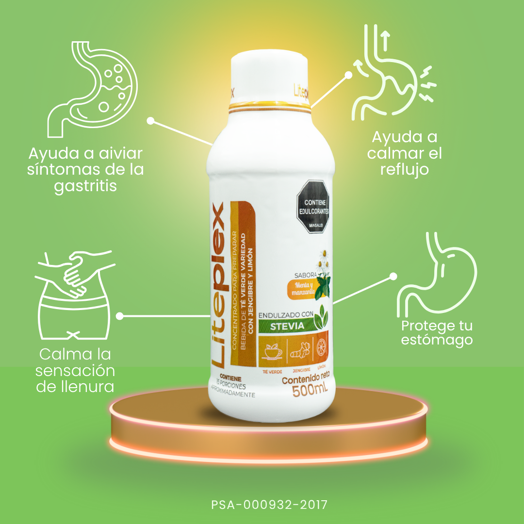 LITEPLEX 🌿 Tratamiento para la Gastritis, reflujo y acidez