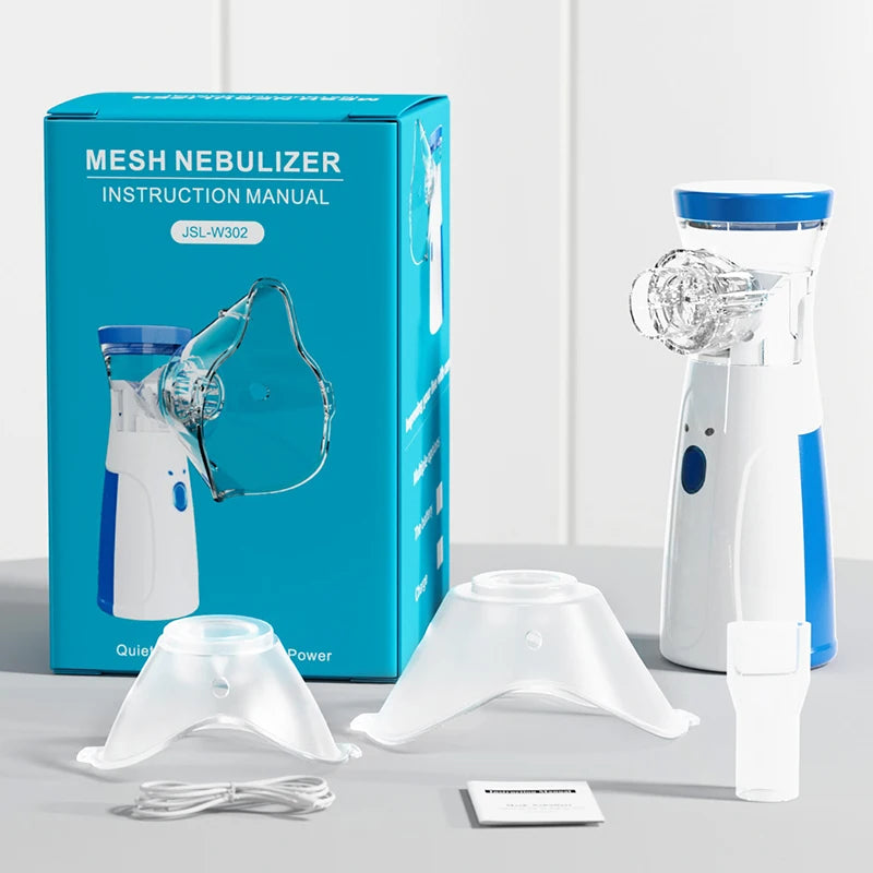 🌬️ Nebulización Moderna, Silenciosa y Portátil — Respira Fácil Donde Estés
