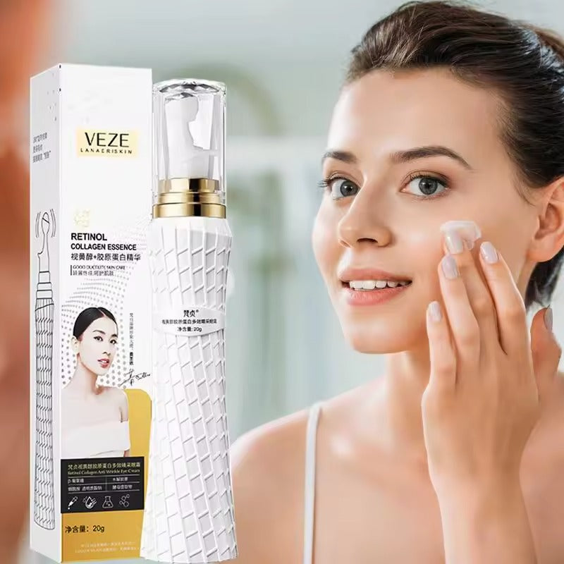 Adiós a Ojeras y Líneas de Expresión en 60 Segundos Serum Roll-On de Colágeno y Retinol✨