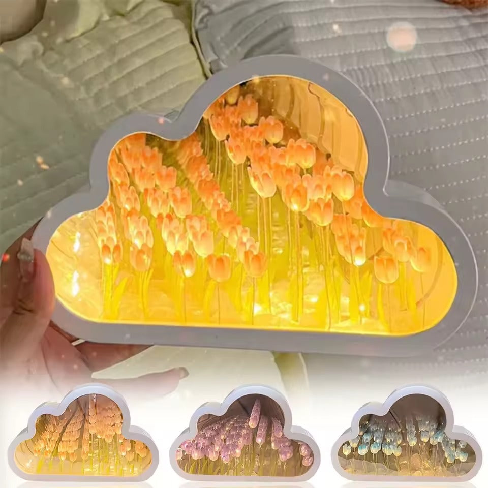 LÁMPARA DE TULIPANES🌷✨ - ¡Transforma tus espacios en un rincón de ensueño! OFERTA ESPECIAL DEL MES👇