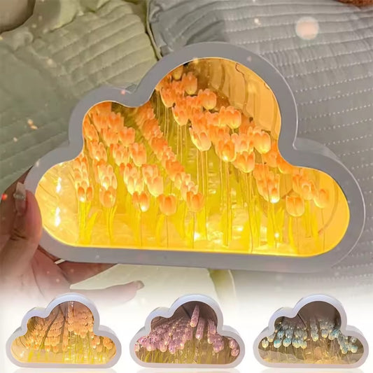 LÁMPARA DE TULIPANES🌷✨ - ¡Transforma tus espacios en un rincón de ensueño! OFERTA ESPECIAL DEL MES👇