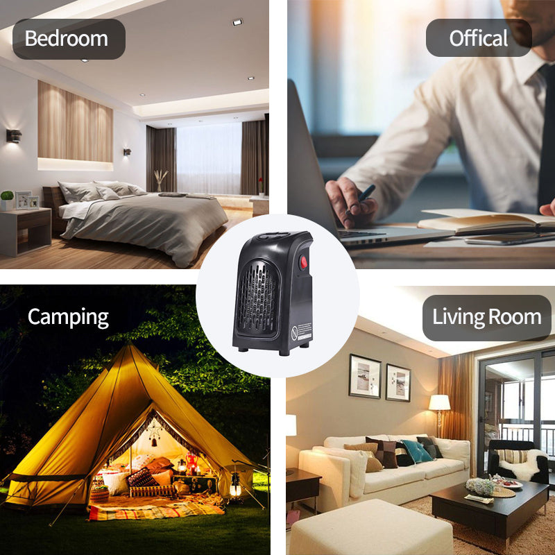 CALEFACTOR PORTATIL 400W - Control Remoto. Brinda comodidad y calidad a tu familia HOY 🔥❄️ Pruébalo con total tranquilidad por 10 DIAS, Garantía de devolución GRATIS