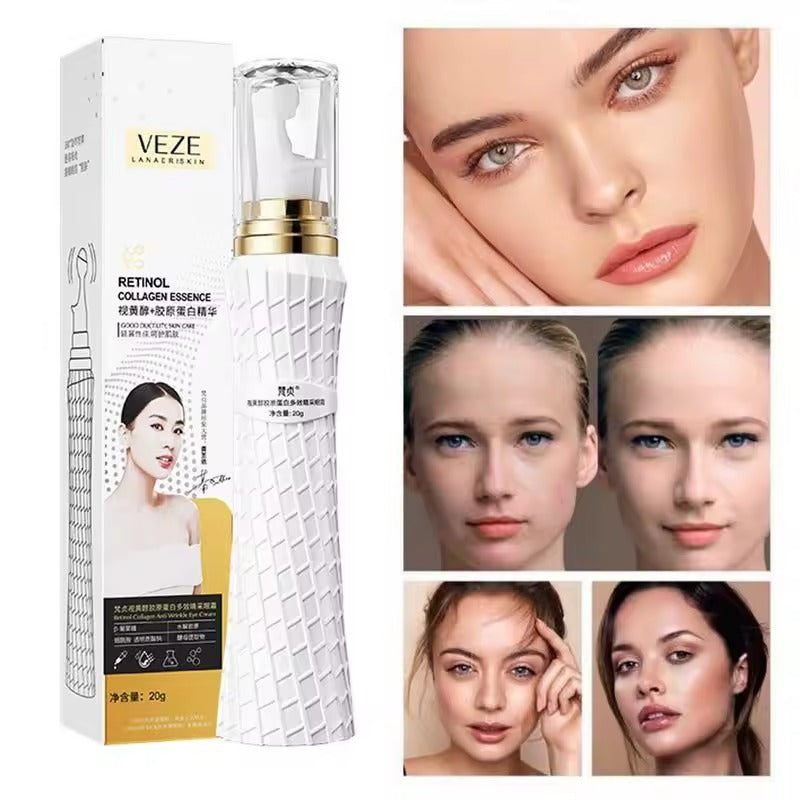 Adiós a Ojeras y Líneas de Expresión en 60 Segundos Serum Roll-On de Colágeno y Retinol✨