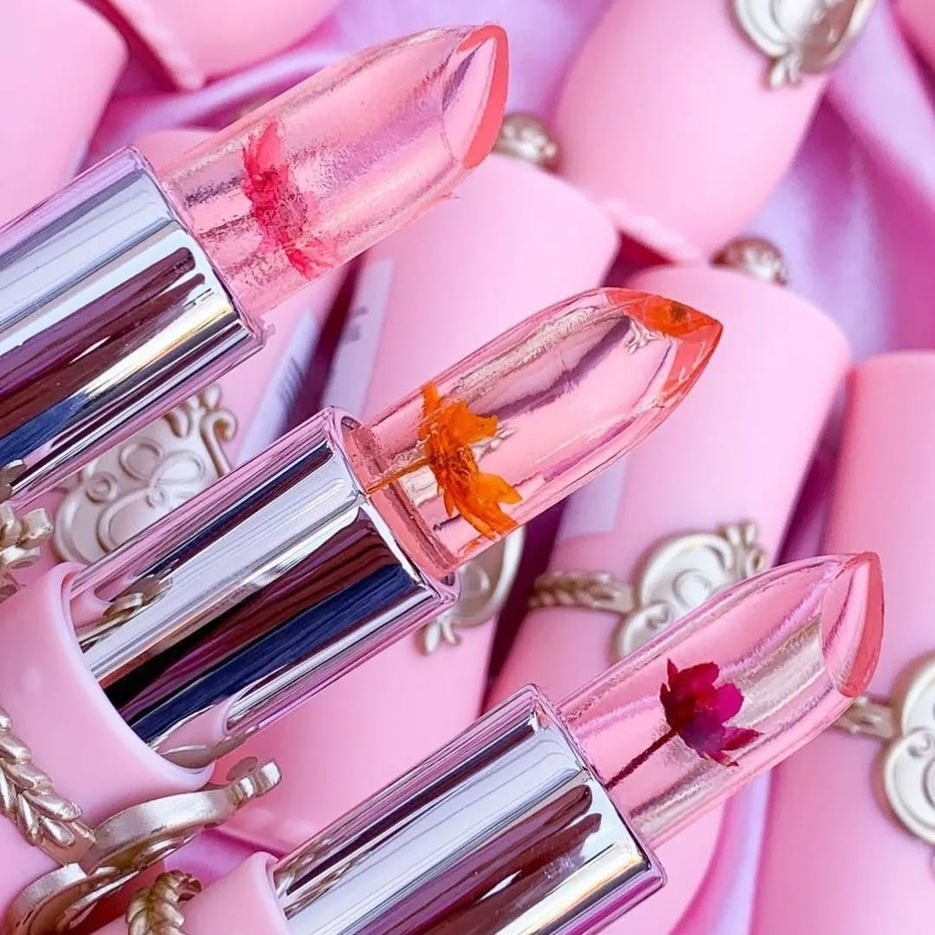 🌹 LABIAL MÁGICO HIDRATANTE CON FLOR ENCAPSULADA – SET X4