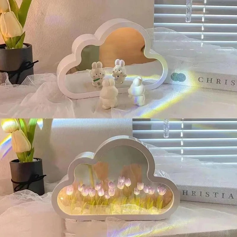 LÁMPARA DE TULIPANES🌷✨ - ¡Transforma tus espacios en un rincón de ensueño! OFERTA ESPECIAL DEL MES👇