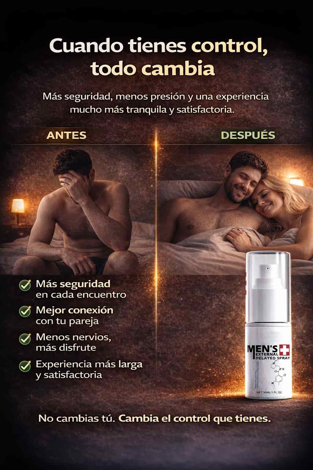 MEN´S SPRAY 🔥+ TIEMPO + TAMAÑO + CONEXIÓN =  PLACER PARA AMBOS🍆