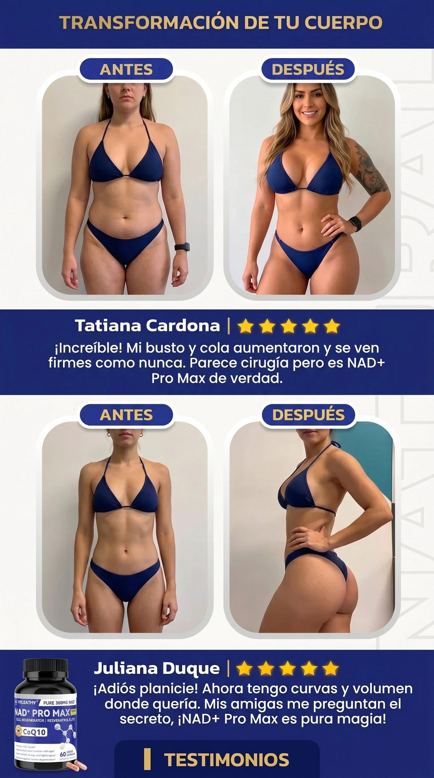 NAD+ PRO MAX - Firmeza sin cirugia